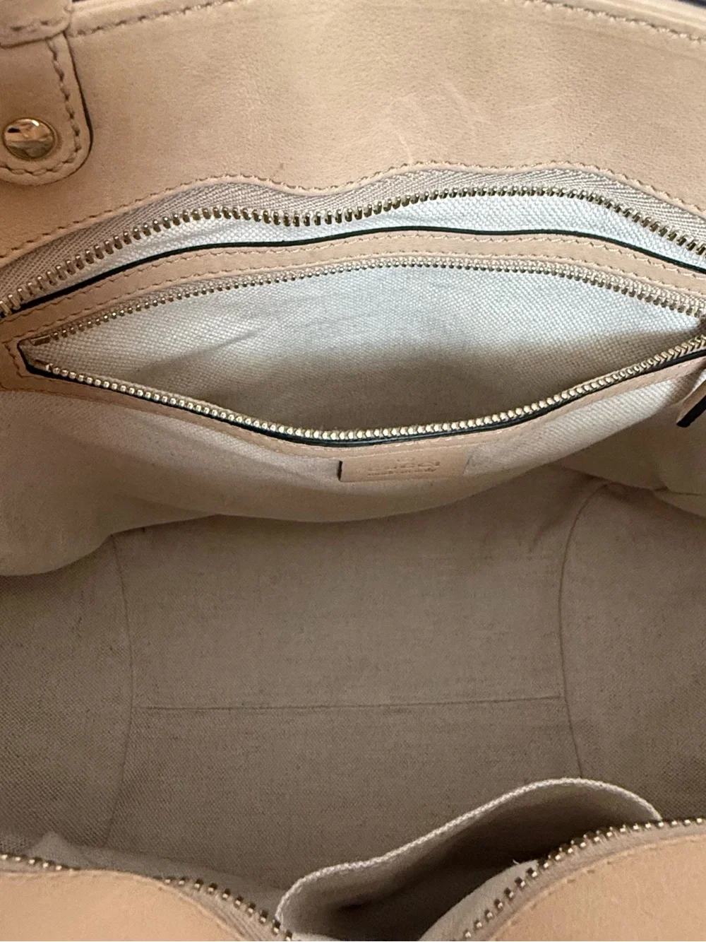 *RARE* Gucci Python Sukey Bag - Beige & Cream Python Satchel with Bamboo Accents